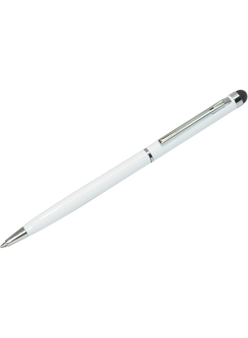 FIS Notebook With Elastic Band & Blue Ink Pen Italian PU Cover, 96 Sheets, Single Ruled, Ivory Paper, Brown Color, 13 x 21 cm Size - FSNB1321BRD202 - Image 3